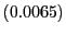 $ \left( 0.0065\right) $