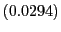 $ \left( 0.0294\right) $