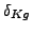 $\delta_{Kg}$