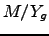 $M/Y_{g}$