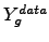 $Y_{g}^{data}$