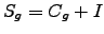 $S_{g}=C_{g}+I$