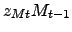 $z_{Mt}M_{t-1}$