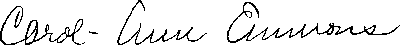 Signature of Carol-Ann Emmons