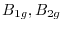 B_{1g}, B_{2g}
