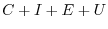 C+I+E+U