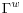 \Gamma^{w}