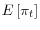 E\left[ \pi_{t}\right] 