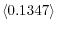 \left\langle 0.1347\right\rangle 