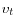v_{t}\, 