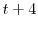  t+4