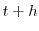  t+h