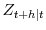  Z_{t+h\vert t}