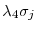  \lambda _{4}\sigma _{j} 
