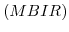  \left( MBIR\right) 