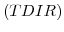  \left( TDIR\right) 