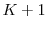  K+1