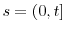  s=(0,t]