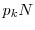  p_k N