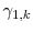  \gamma_{1,k}
