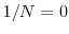 1/N=0