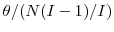  \theta/(N (I-1)/I)