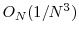  O_N(1/N^{3})