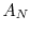 \displaystyle A_N