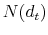  N(d_t)