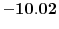  \mathbf{-10.02}
