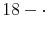  18-\cdot