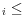_{i }\le 