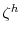 \zeta ^{h}