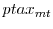 ptax_{mt}