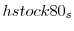  hstock80_{s}