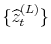  \{\widehat{z}_{t}^{(L)}\}