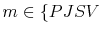  m\in\{PJSV