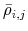 \bar{\rho}_{i,j}