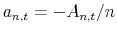  a_{n,t}=-A_{n,t}/n