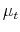  \mu_{t}