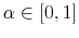  \alpha\in\left[ 0,1\right] 