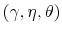  \left( \gamma,\eta,\theta\right) 