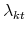  \lambda_{kt}