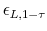  \epsilon_{L,1-\tau}