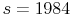  s=1984