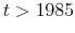  t>1985