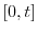  [0,t]