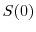  S(0)