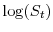  \log(S_t)