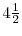  4{\frac12}